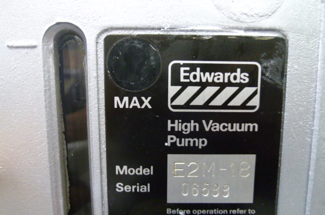 pump24 中古 Edwards ロータリーポンプ E2M18 S/N:06588 エドワーズ